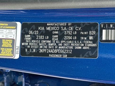 Certified 2023 Kia Forte LXS FWD image 28