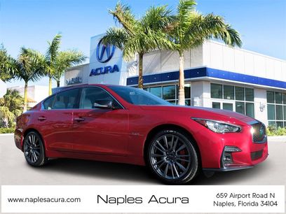 Used 2020 INFINITI Q50 Red Sport 400 w/ Carbon Fiber Package