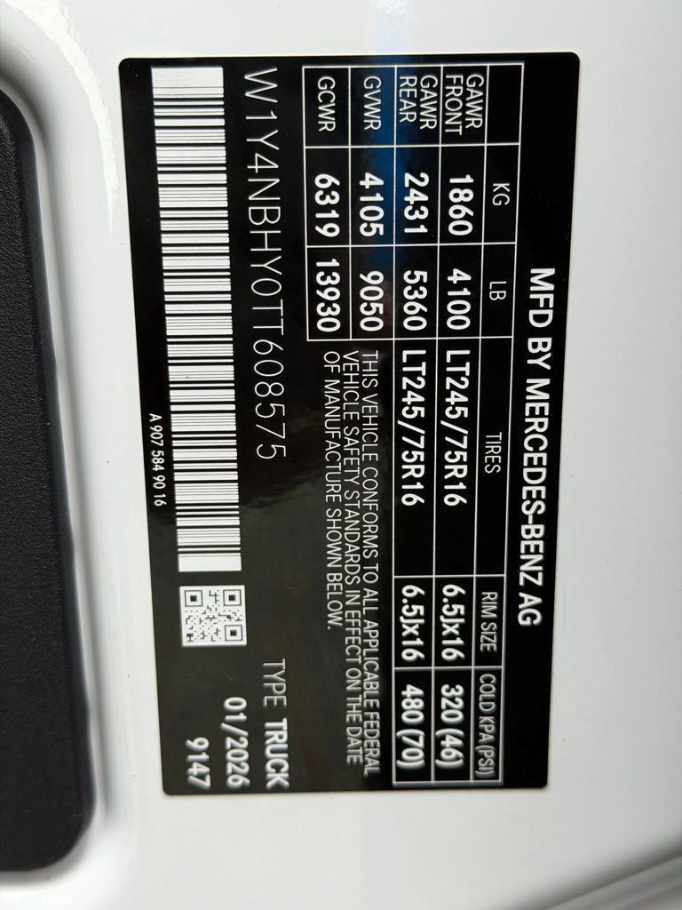 New 2026 Mercedes-Benz Sprinter 2500 image 10