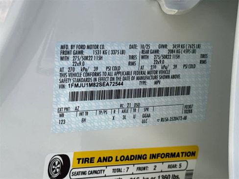 New 2025 Ford Expedition Platinum w/ Stealth Appearance Package image 36