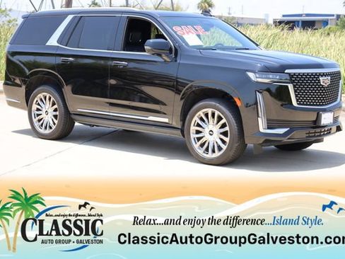 Used 2021 Cadillac Escalade Premium Luxury w/ Driver Assist Tech Package RWD image 1