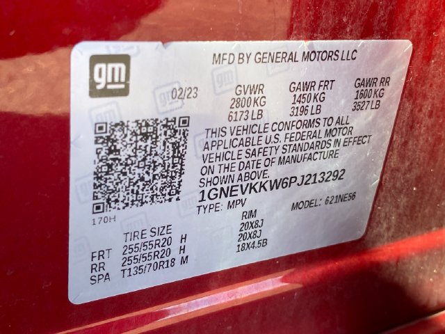 Used 2023 Chevrolet Traverse Premier w/ LPO, Floor Liner Package AWD/4WD image 27
