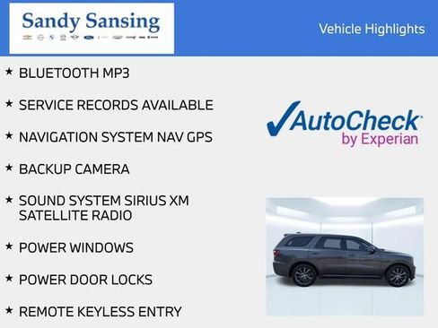 Used 2017 Dodge Durango GT w/ Nav & Power Liftgate Group RWD image 6