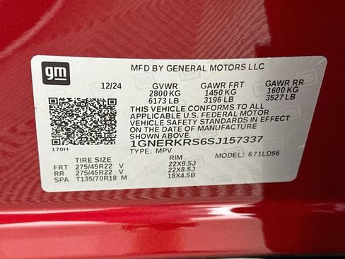 Used 2025 Chevrolet Traverse High Country w/ LPO, Floor Liner Package FWD image 27
