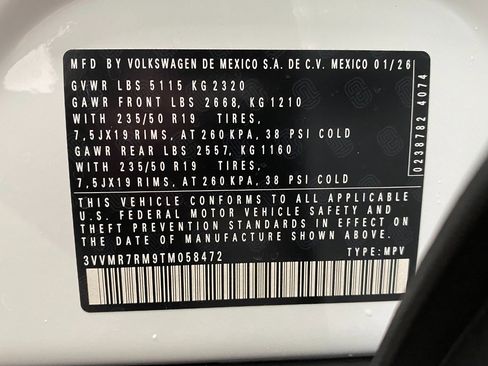 New 2026 Volkswagen Tiguan SE AWD/4WD image 31