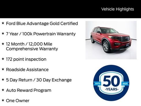 Certified 2023 Ford Explorer XLT w/ Equipment Group 202A AWD/4WD image 6