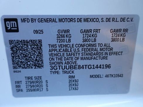 New 2026 GMC Sierra 1500 SLE w/ X31 Off-Road Package image 25