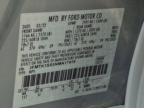 Certified 2022 Ford Mustang Mach-E Select AWD/4WD image 27