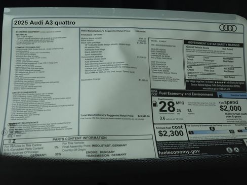 Used 2025 Audi A3 2.0T Premium image 10