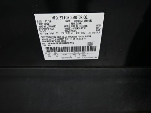 Used 2019 Ford Explorer Limited w/ Class III Trailer Tow Package image 19