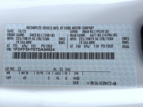 New 2026 Ford F550 4x4 Regular Cab Super Duty image 20