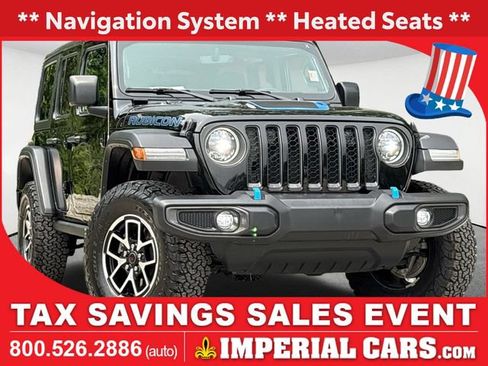 Used 2023 Jeep Wrangler Unlimited Rubicon 4xe AWD/4WD image 1