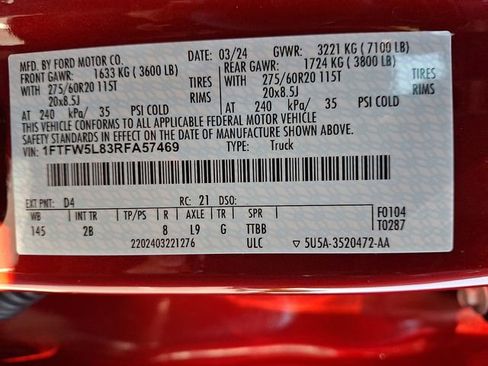 Used 2024 Ford F150 Lariat w/ Equipment Group 502A High AWD/4WD image 28