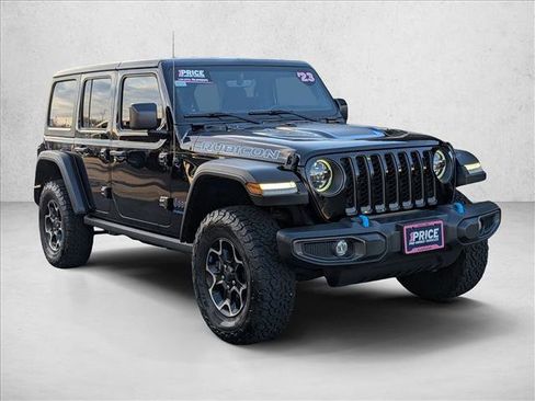 Used 2023 Jeep Wrangler Unlimited Rubicon 4xe w/ Cold Weather Group image 3