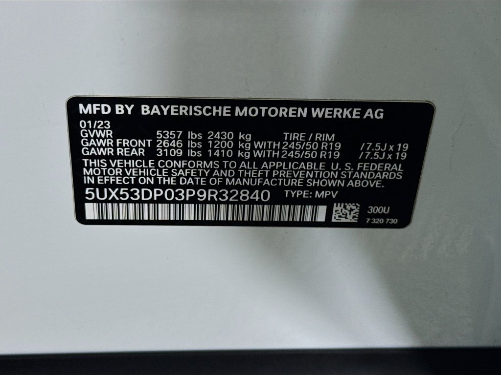 Used 2023 BMW X3 xDrive30i w/ Convenience Package AWD/4WD image 38