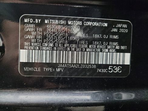 Used 2020 Mitsubishi Eclipse Cross SEL image 33