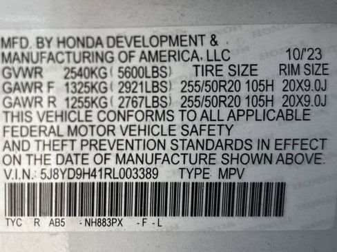 Used 2024 Acura MDX FWD w/ Technology Package image 37