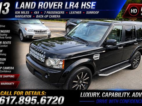 Used 2013 Land Rover LR4 HSE AWD/4WD image 1