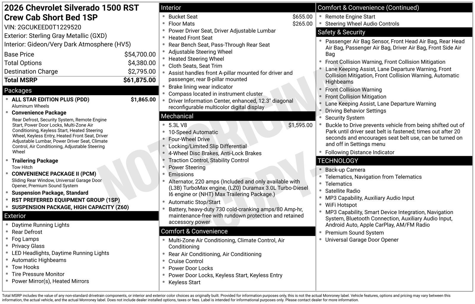 New 2026 Chevrolet Silverado 1500 RST w/ All Star Edition Plus AWD/4WD image 5