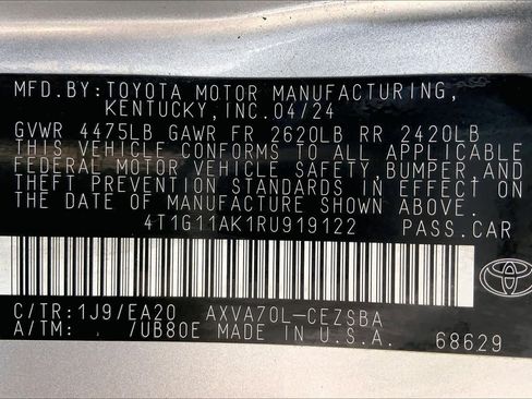 Used 2024 Toyota Camry SE image 35