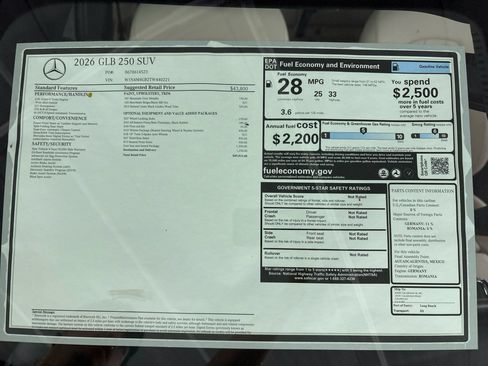 Certified 2026 Mercedes-Benz GLB 250 image 64