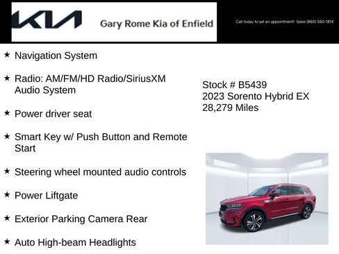 Certified 2023 Kia Sorento EX AWD/4WD image 15