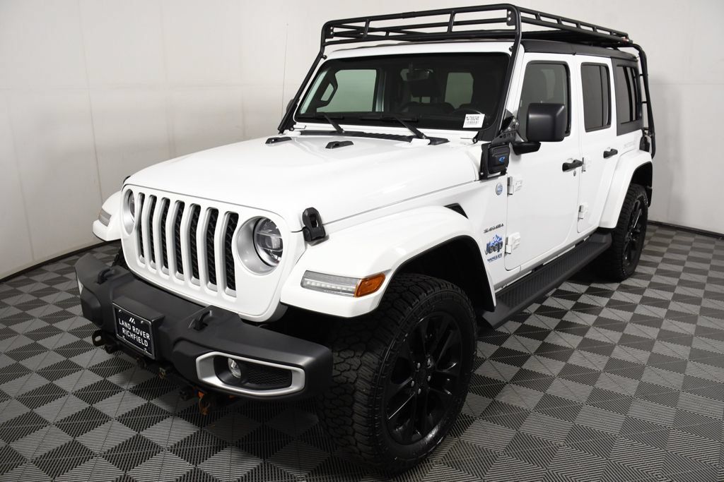 Used 2021 Jeep Wrangler Unlimited Sahara w/ Cold Weather Group AWD/4WD image 1