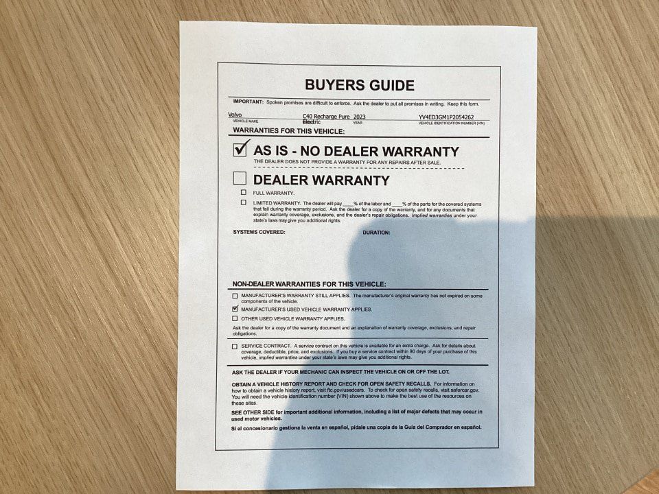 Certified 2023 Volvo C40 P8 Recharge Ultimate AWD/4WD image 37