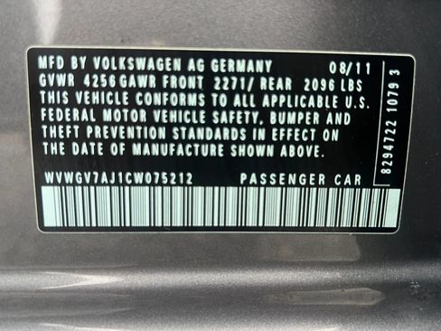 Used 2012 Volkswagen GTI 4-Door FWD image 54