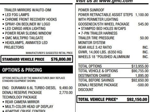 Certified 2024 GMC Sierra 3500 Denali w/ Denali Reserve Package image 2