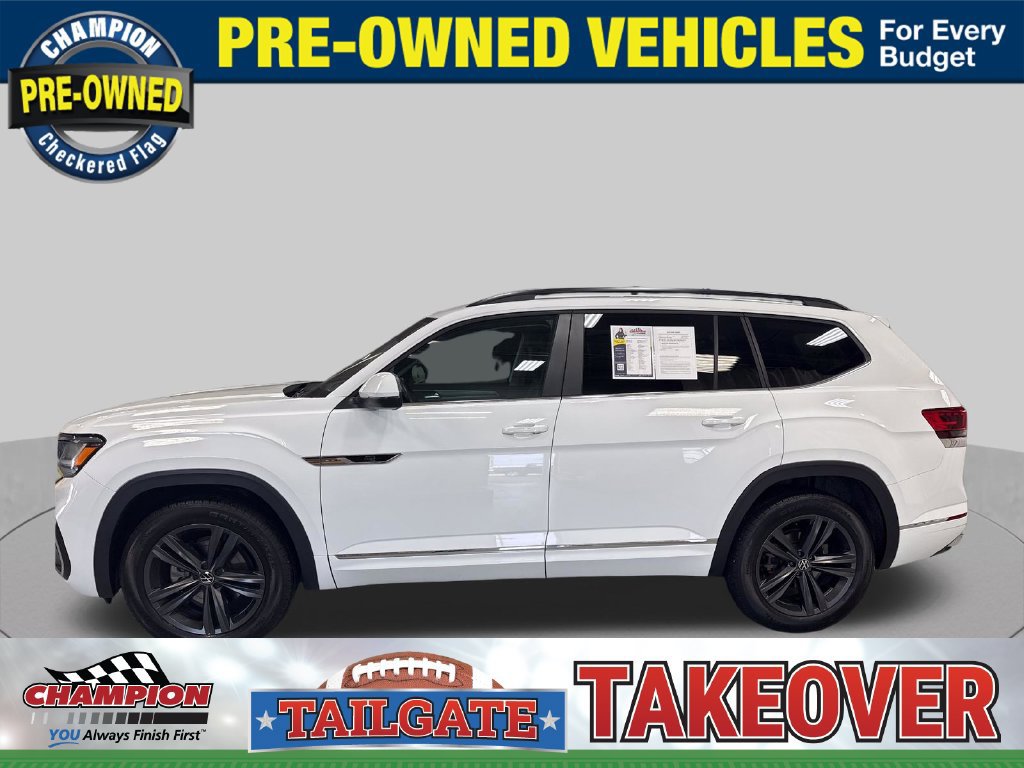 Used 2021 Volkswagen Atlas SE w/ Towing Package AWD/4WD image 2