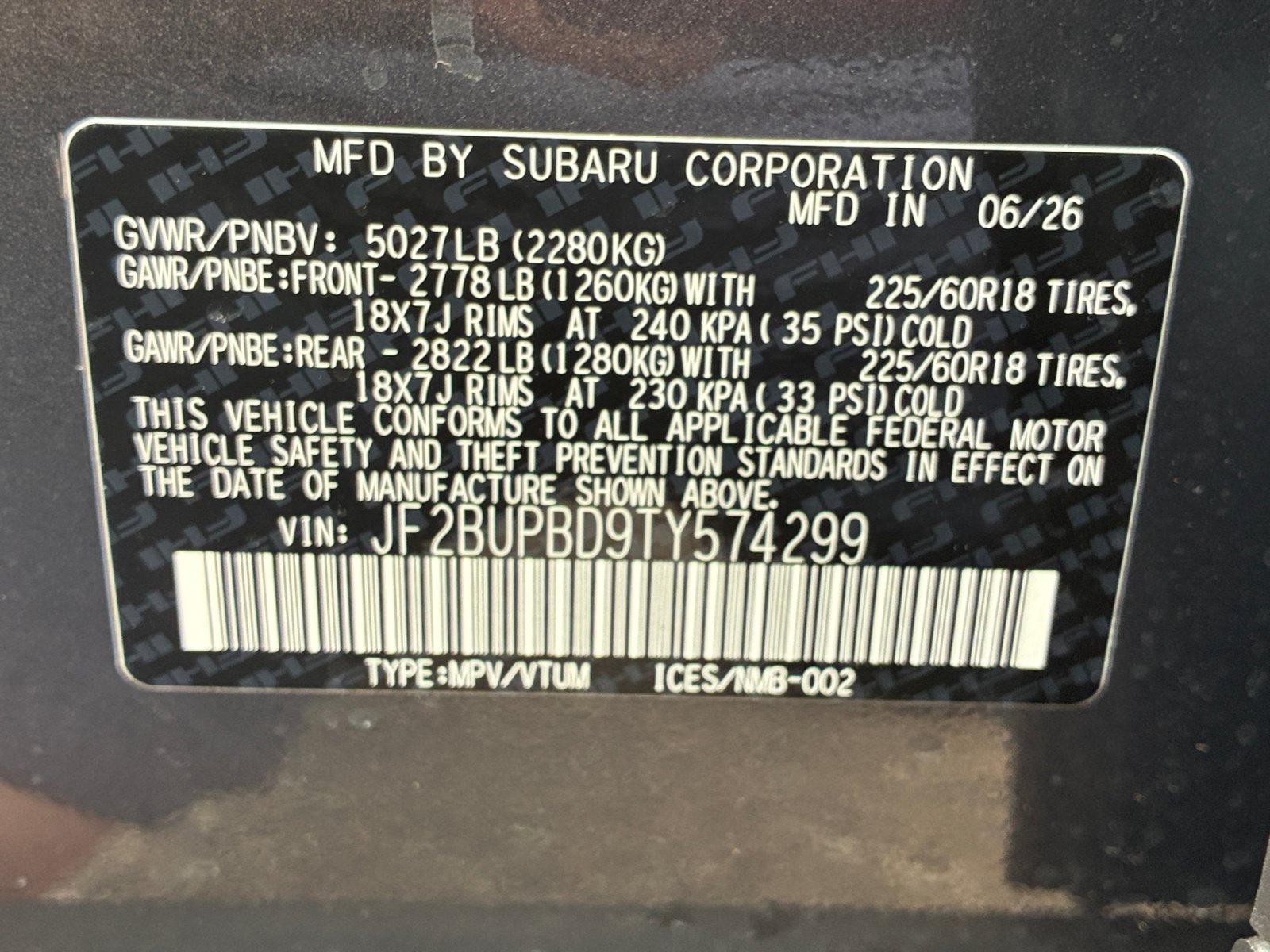 New 2026 Subaru Outback Premium AWD/4WD image 37
