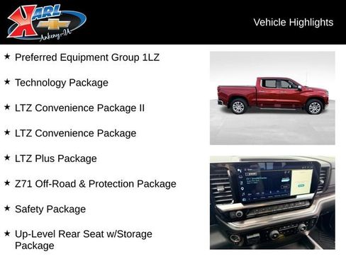 Certified 2025 Chevrolet Silverado 1500 LTZ AWD/4WD image 2