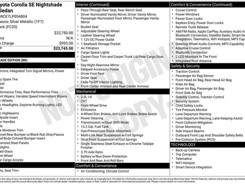 Used 2020 Toyota Corolla SE FWD image 3