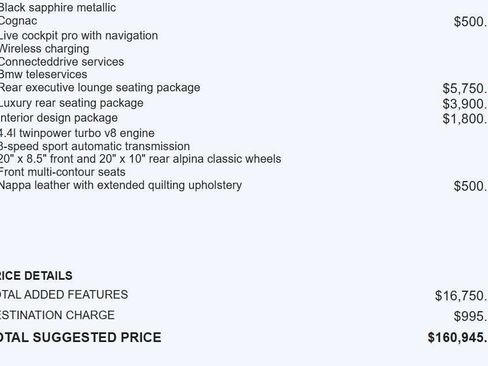 Used 2022 BMW ALPINA B7 xDrive image 21