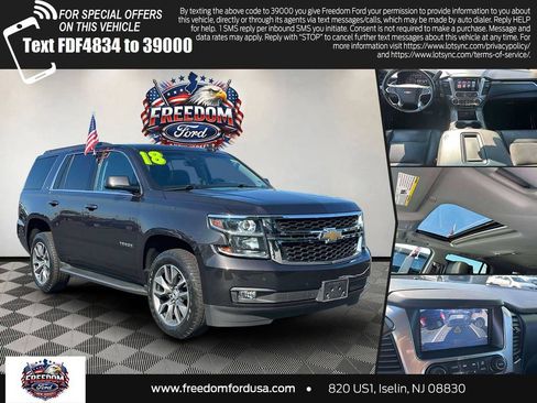 Used 2018 Chevrolet Tahoe LT w/ Luxury Package AWD/4WD image 1