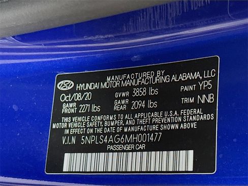 Certified 2021 Hyundai Elantra SEL w/ Convenience Package image 33