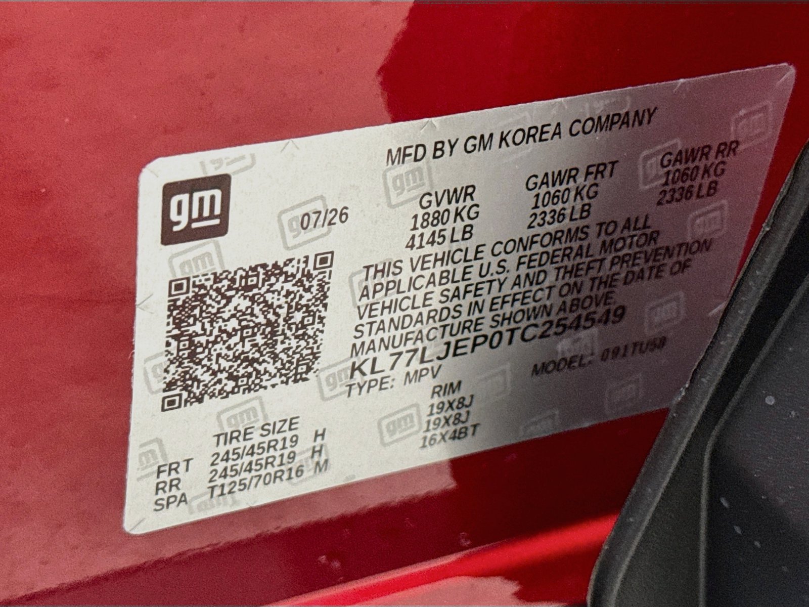 New 2026 Chevrolet Trax RS w/ Sunroof Package FWD image 35