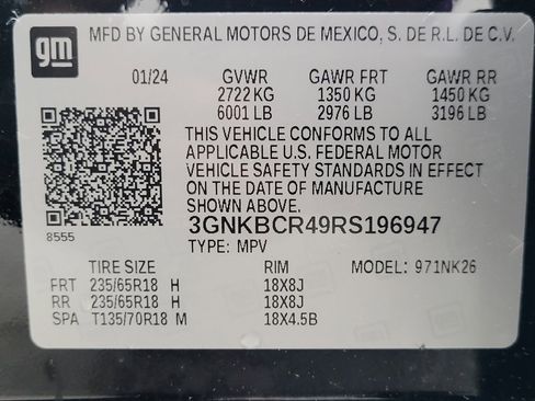 Used 2024 Chevrolet Blazer LT w/ LPO, Floor Liner Package FWD image 33