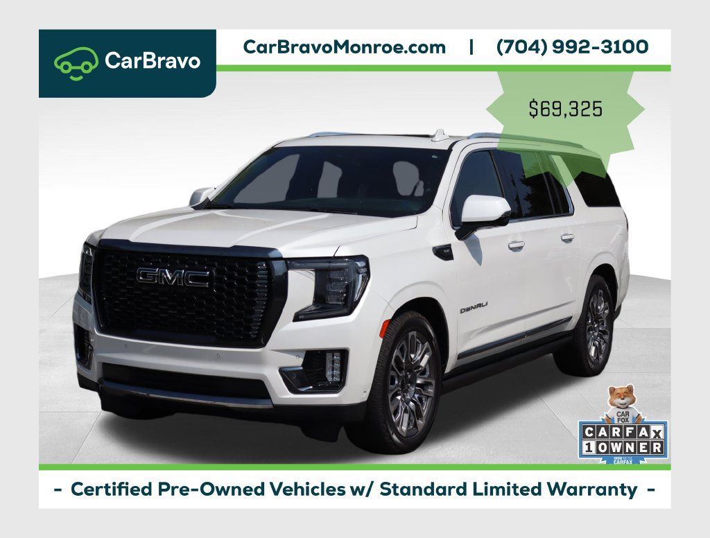 Certified 2023 GMC Yukon XL Denali Ultimate AWD/4WD 360° Tour