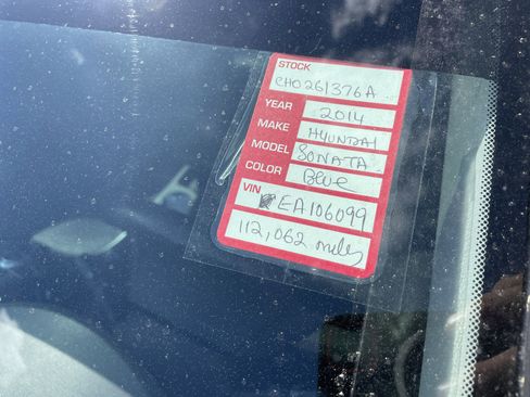 Used 2014 Hyundai Sonata Limited w/ Panoramic Sunroof Package 02 image 12