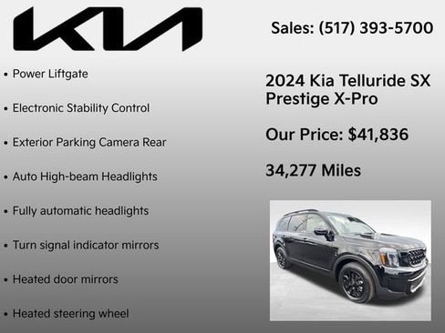 Used 2024 Kia Telluride SX Prestige X-Pro AWD/4WD image 12