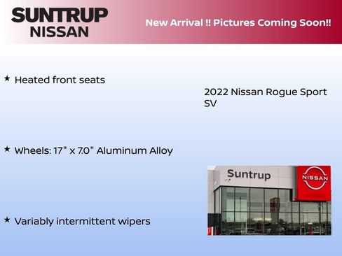 Certified 2022 Nissan Rogue Sport SV AWD/4WD image 3