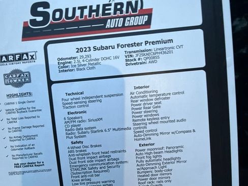 Used 2023 Subaru Forester Premium AWD/4WD image 13