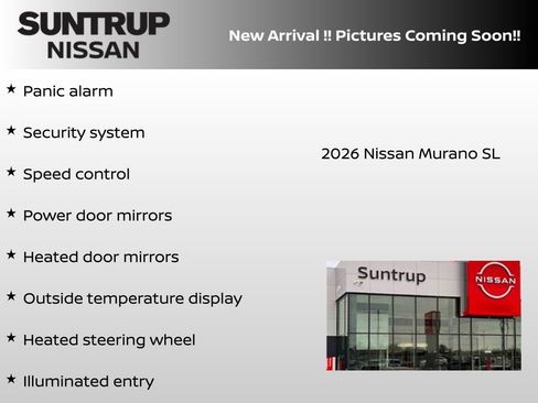 New 2026 Nissan Murano SL AWD/4WD image 6