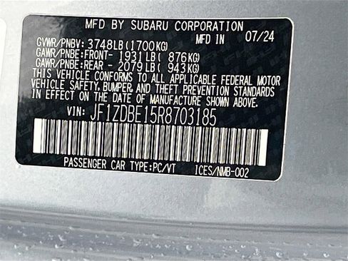 Used 2024 Subaru BRZ Limited w/ Popular Package 1 image 30