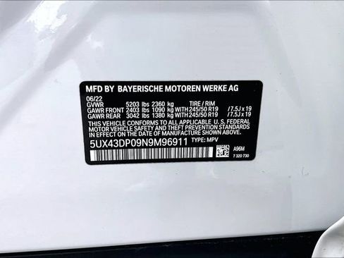 Used 2022 BMW X3 sDrive30i w/ Convenience Package image 32