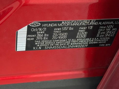Used 2022 Hyundai Santa Fe Calligraphy AWD/4WD image 36
