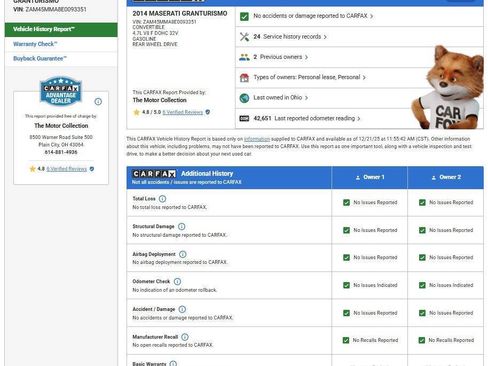 Used 2014 Maserati GranTurismo Convertible image 12