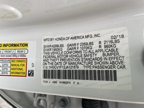 Used 2018 Honda Accord LX image 32